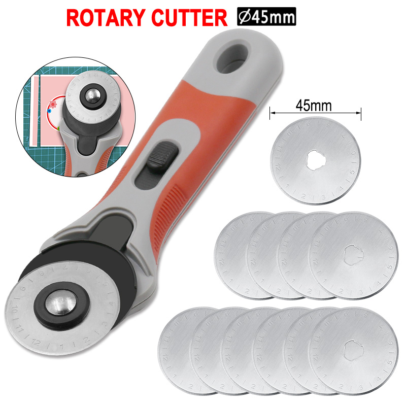 45mm Rotary Cutter Spare Blades Fit Olfa Dafa Fiskars Rotary Cutter Fabric Paper Circular Cutting Patchwork Craft Leather
45mm Rotary Cutter Spare Blades Fit Olfa Dafa Fiskars Rotary Cutter Fabric Paper Circular Cutting Patchwork Craft Leather