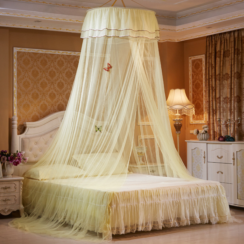 Mosquito Net Bed Tent Girls Room Decor Lace Hanging Dome Canopy Curtains Installation Free Curtain Suit For 4-6 FT
Mosquito Net Bed Tent Girls Room Decor Lace Hanging Dome Canopy Curtains Installation Free Curtain Suit For 4-6 FT