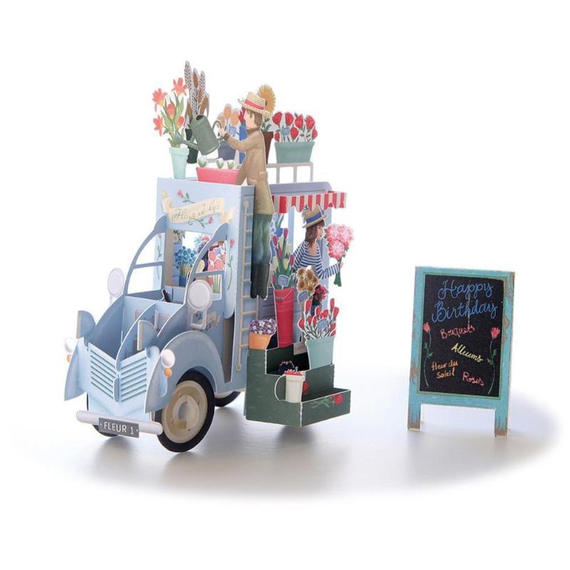 Romantic Flowers Car 3D Up Card Thank You Card Paper Birthday Invitations Birthday Paper Craft
Romantic Flowers Car 3D Up Card Thank You Card Paper Birthday Invitations Birthday Paper Craft