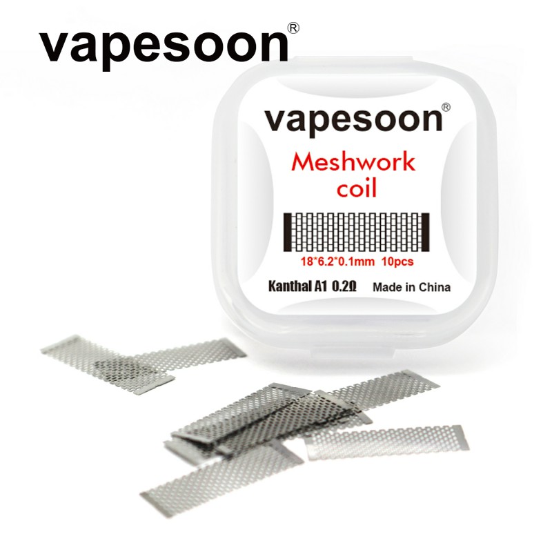 (10pcs/pack) 16*6.2mm Ni80 0.17ohm A1 0.2ohm Mesh Coil DIY Vaporizer Atomizer for Mesh V2 RDA Kylin M Zeus X Mesh RTA etc
(10pcs/pack) 16*6.2mm Ni80 0.17ohm A1 0.2ohm Mesh Coil DIY Vaporizer Atomizer for Mesh V2 RDA Kylin M Zeus X Mesh RTA etc