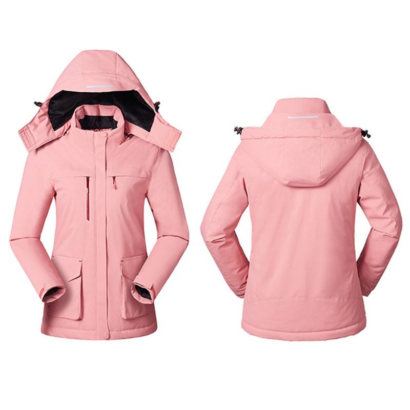 Waterproof Washable Keep Warm Outdoor Sports Skiing Hooded Women Heated Winter Jacket Thermal Solid Long Sleeves Usb Infrared, Black
Waterproof Washable Keep Warm Outdoor Sports Skiing Hooded Women Heated Winter Jacket Thermal Solid Long Sleeves Usb Infrared, Black