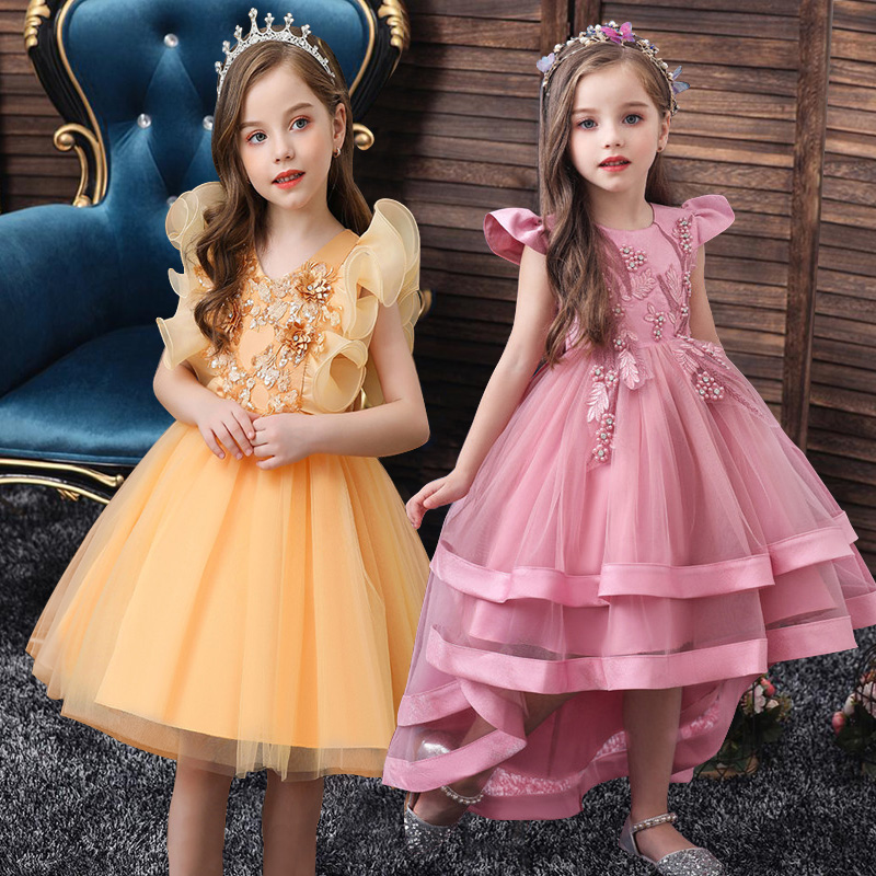 Kids Girl Cake Tutu Flower Dress Children Party Wedding Formal Dress for Girl Princess First Communion Costume, Pink
Kids Girl Cake Tutu Flower Dress Children Party Wedding Formal Dress for Girl Princess First Communion Costume, Pink