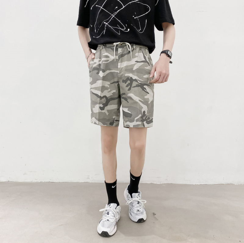 2020 Summer New Youth Popular Men' Camouflage Printed Loose Lace Five-point Pants Fashion Casual Straight Shorts -2XL, Army green
2020 Summer New Youth Popular Men' Camouflage Printed Loose Lace Five-point Pants Fashion Casual Straight Shorts -2XL, Army green