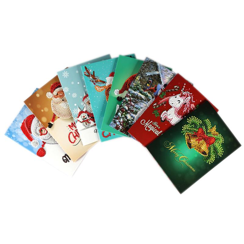 Merry Christmas Cards DIY Diamond Painting Handmade Card Round Drill Greeting Cards Rhinestones Arts Crafts Gifts Xmas Gift
Merry Christmas Cards DIY Diamond Painting Handmade Card Round Drill Greeting Cards Rhinestones Arts Crafts Gifts Xmas Gift