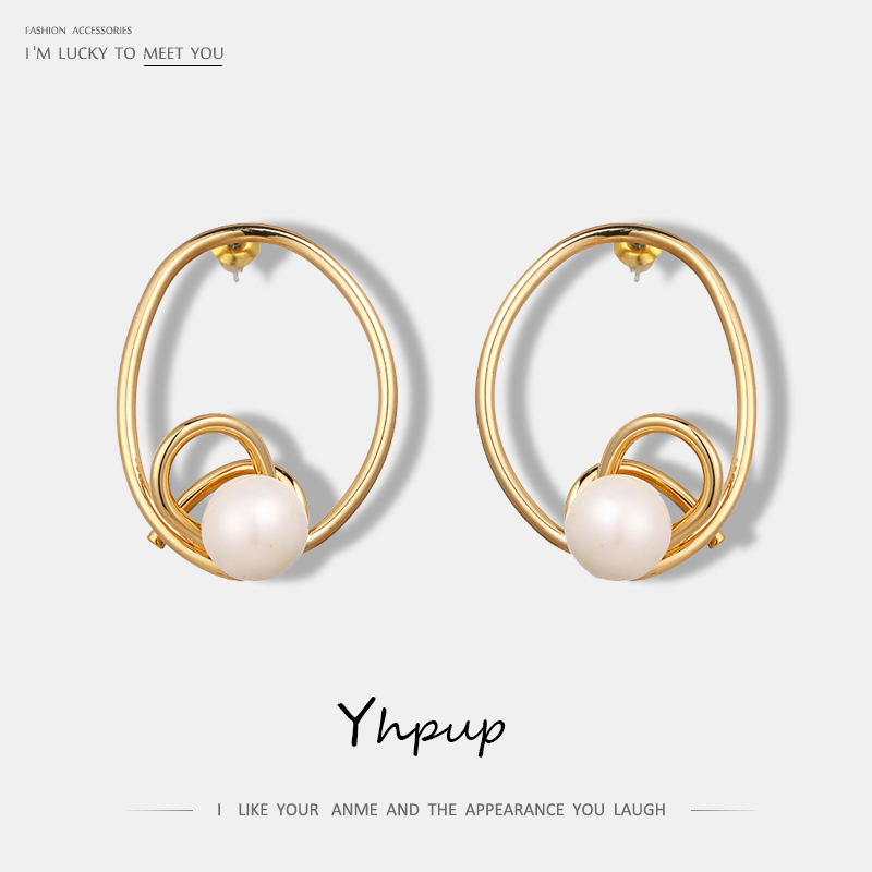 Yhpup Fashion Imitation Pearls Elegant Geometric Stud Earrings Gold Simple Copper Earrings Pendientes For Women Party Gift 2020
Yhpup Fashion Imitation Pearls Elegant Geometric Stud Earrings Gold Simple Copper Earrings Pendientes For Women Party Gift 2020