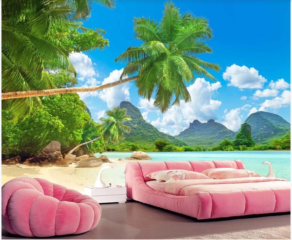 wall paper 3 d custom photo mural on the wall Island beach sea view coconut tree home decor photo wallpaper in the living room, Non woven wallpaper
wall paper 3 d custom photo mural on the wall Island beach sea view coconut tree home decor photo wallpaper in the living room, Non woven wallpaper
