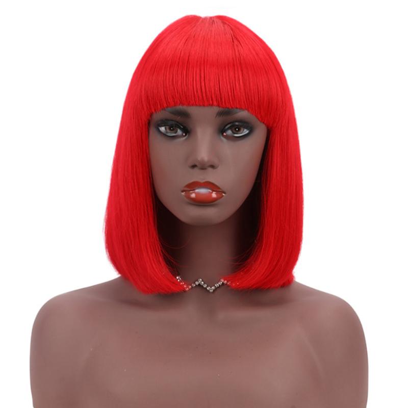 Red Color Bob Machine Made Wigs Human Hair 150% Density 613 Blonde Blue Pink Grey Green Short Bob Wigs For Black Women Remy, As pic
Red Color Bob Machine Made Wigs Human Hair 150% Density 613 Blonde Blue Pink Grey Green Short Bob Wigs For Black Women Remy, As pic
