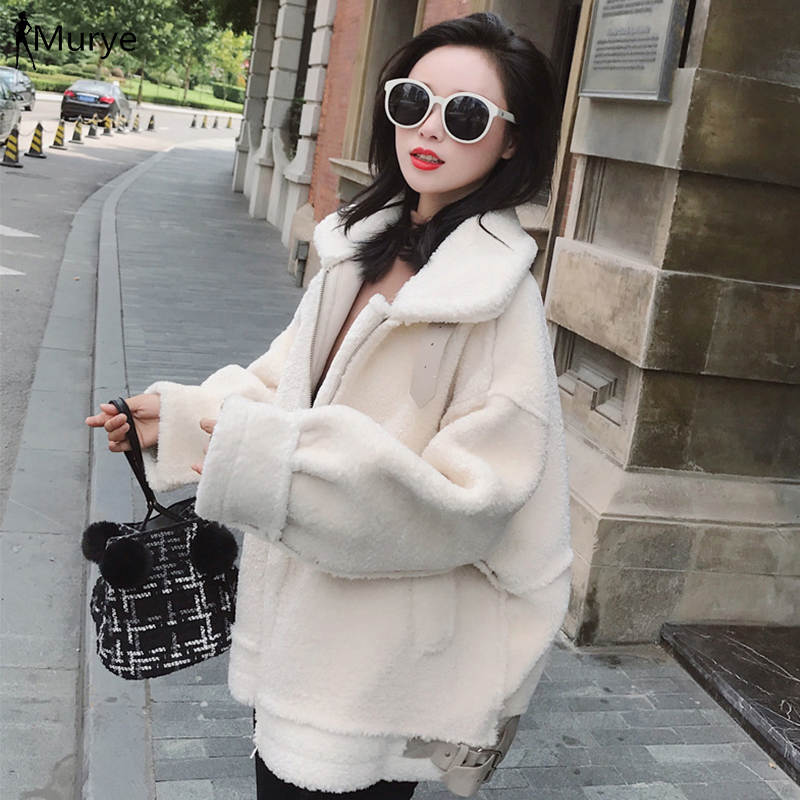 Winter Coat Women parka Sheepskin Woolen Lamb Jacket 2020 Oversize Furry Thicken Warm Fashion Casual Outerwear Women Clothing, White
Winter Coat Women parka Sheepskin Woolen Lamb Jacket 2020 Oversize Furry Thicken Warm Fashion Casual Outerwear Women Clothing, White