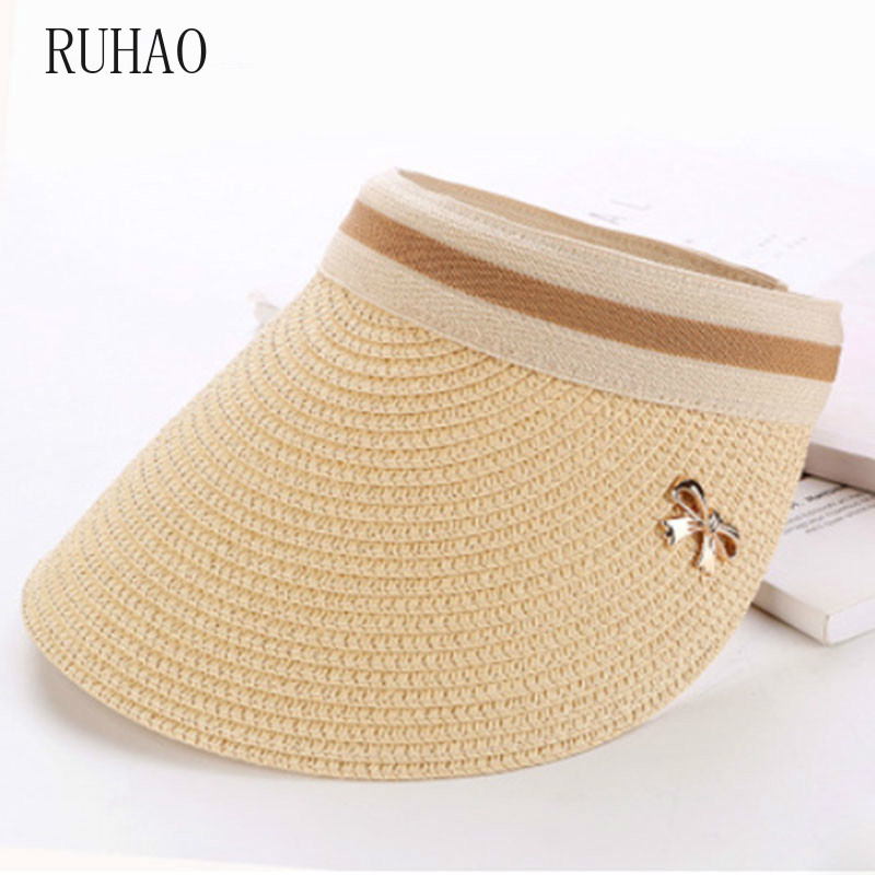 RUHAO summer hats for beach women Bow Empty Hat Straw sun shade wide brim hat Female Korean Summer Vacation Sun, 3 color
RUHAO summer hats for beach women Bow Empty Hat Straw sun shade wide brim hat Female Korean Summer Vacation Sun, 3 color
