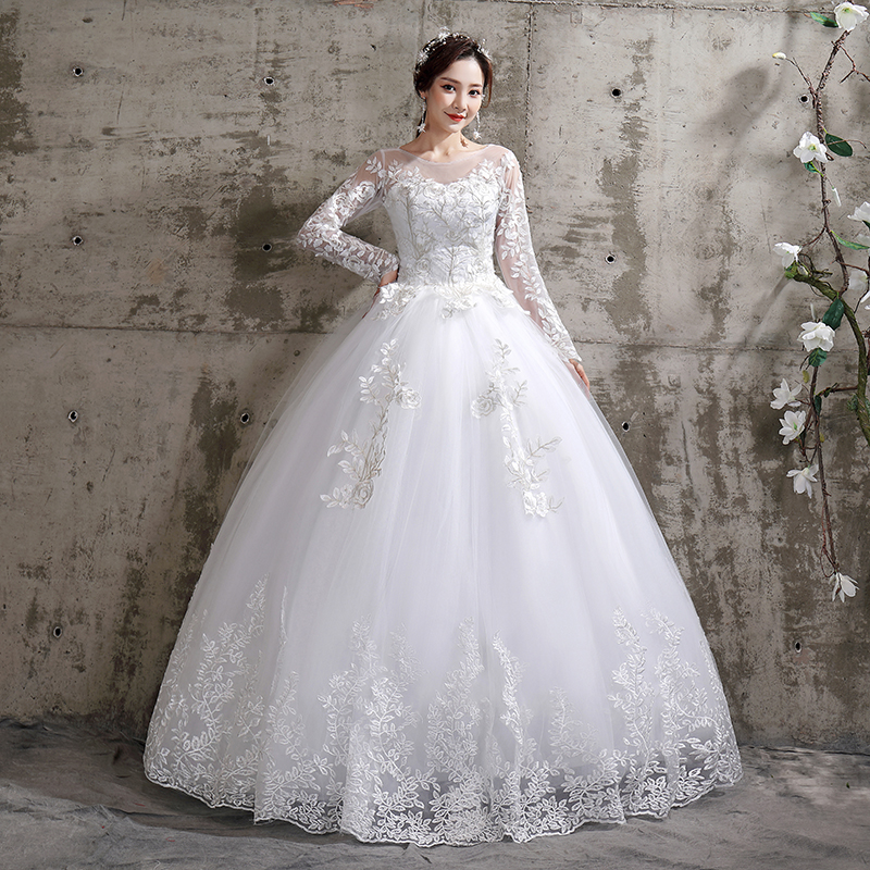 Wedding Dress 2020 New Mrs Win Birde Long Sleeve Ball Gown Luxury Lace Wedding Dresses Vestido De Noiva Robe De Mariee Plus Size, Off white with train
Wedding Dress 2020 New Mrs Win Birde Long Sleeve Ball Gown Luxury Lace Wedding Dresses Vestido De Noiva Robe De Mariee Plus Size, Off white with train