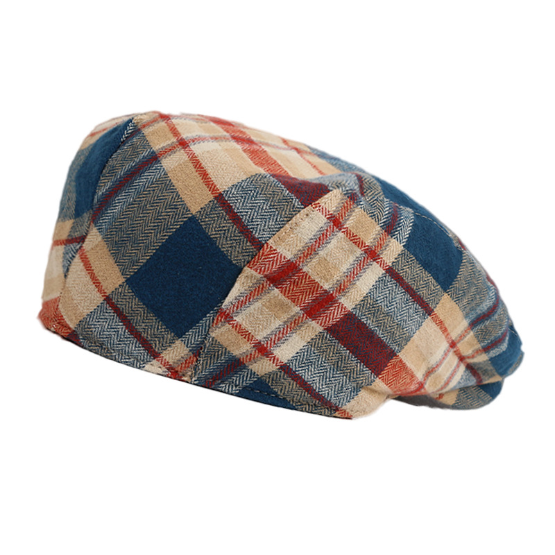 Retro Plaid Beret Korean Women Autumn Winter Hats Reversible British Style Painter Forward Hat Front-back Wear Octagonal Cap, Pink
Retro Plaid Beret Korean Women Autumn Winter Hats Reversible British Style Painter Forward Hat Front-back Wear Octagonal Cap, Pink