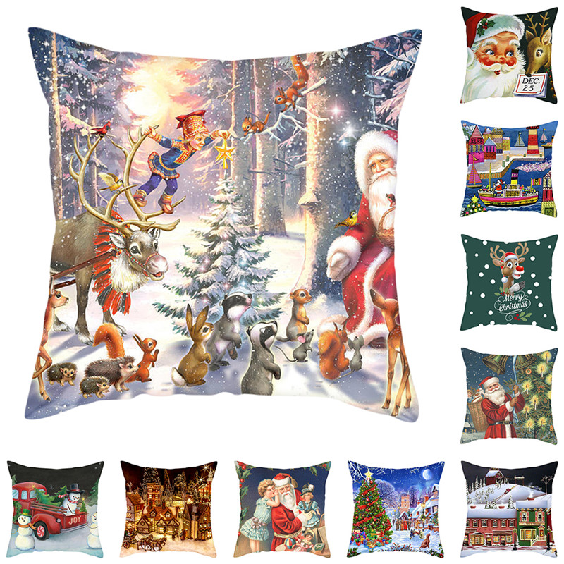 Fuwatacchi Christmas Style Animals Cushion Cover Santa Claus Pillow Case Home Decorative White Pillows Cover For Sofa Car Seat, Pc13138
Fuwatacchi Christmas Style Animals Cushion Cover Santa Claus Pillow Case Home Decorative White Pillows Cover For Sofa Car Seat, Pc13138