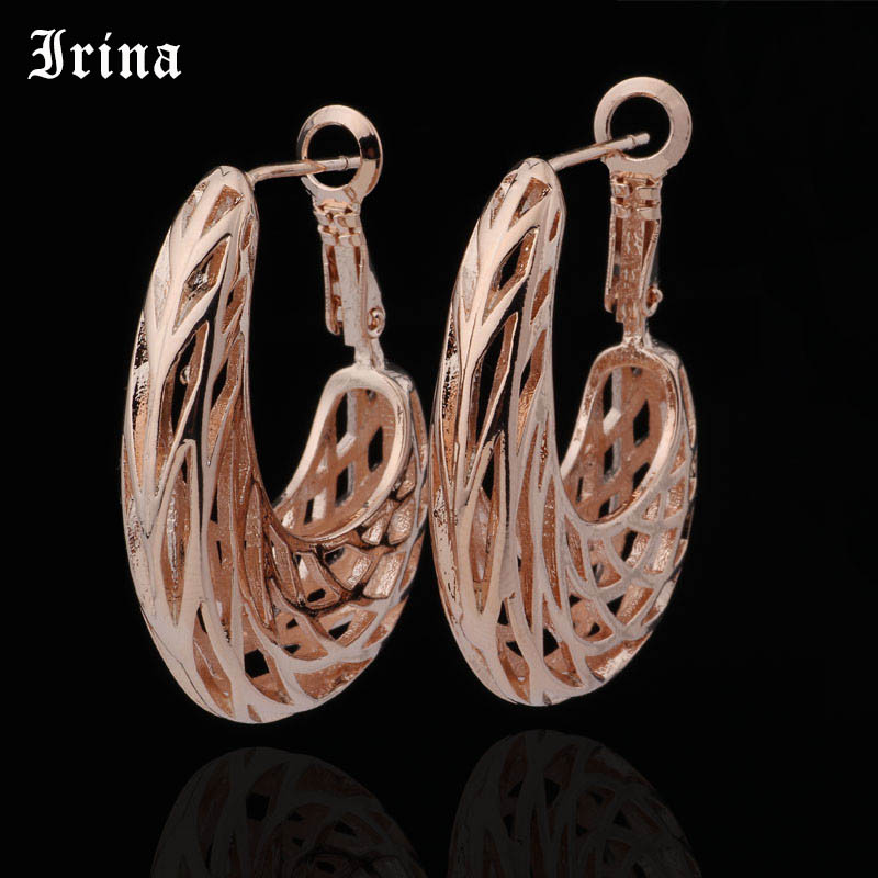Irina Personality Trend Exaggerated Oversize Round Hollow Copper Hoop Earrings for Women Wedding Party
Irina Personality Trend Exaggerated Oversize Round Hollow Copper Hoop Earrings for Women Wedding Party