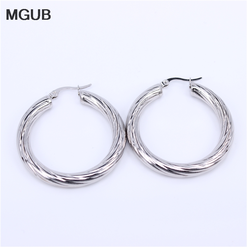 Hoop & Huggie 30-50mm Size Selection Gold Color Stainless Steel Hollow Earrings Lightweight Women Cute LH391
Hoop & Huggie 30-50mm Size Selection Gold Color Stainless Steel Hollow Earrings Lightweight Women Cute LH391