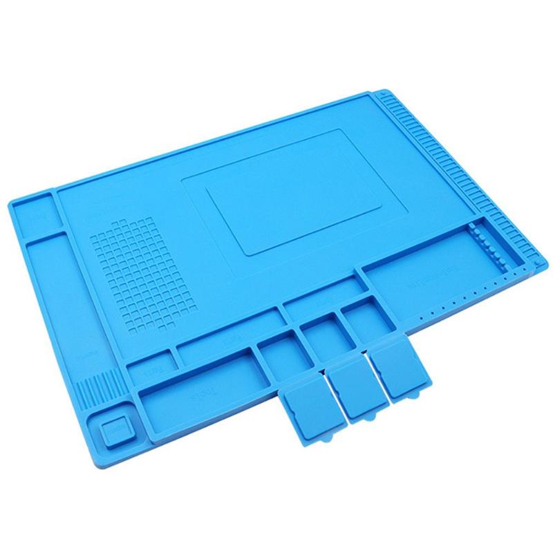 ESD Heat Insulation Working mat Soldering Station Iron Phone Computer Repair Mat Magnetic Heat-resistant BGA Insulator Platform
ESD Heat Insulation Working mat Soldering Station Iron Phone Computer Repair Mat Magnetic Heat-resistant BGA Insulator Platform