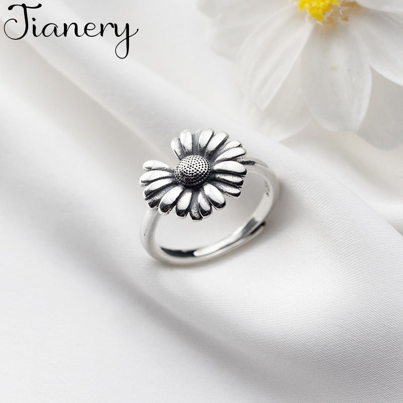 Vintage Thai Silver Color Daisy Flower Opening Ring For Women Jewelry Gifts Wholesale
Vintage Thai Silver Color Daisy Flower Opening Ring For Women Jewelry Gifts Wholesale