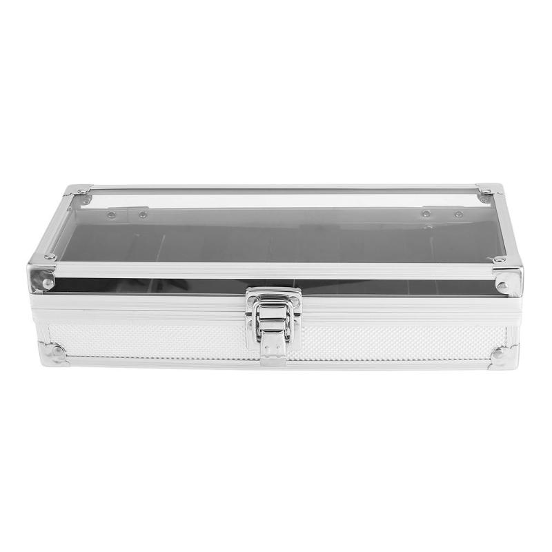6 Grid Insert Slots Jewelry Watches Display Storage Box Case Aluminium Watch Box Jewelry Decoration organizer, As pic
6 Grid Insert Slots Jewelry Watches Display Storage Box Case Aluminium Watch Box Jewelry Decoration organizer, As pic