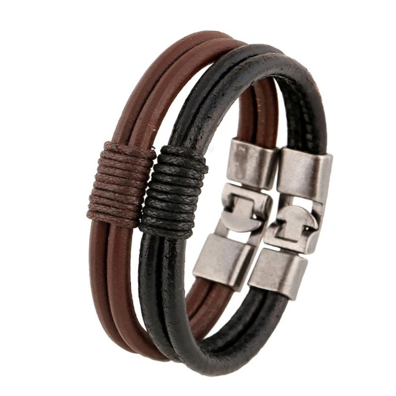 2020 New Fashion Jewelry Men's Leather Rope Bracelets Handmade Bracelets Charm for Unisex Accessories Gift
2020 New Fashion Jewelry Men's Leather Rope Bracelets Handmade Bracelets Charm for Unisex Accessories Gift