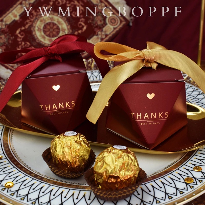 New Chocolate Diamond Candy Boxes Wedding Favors Baby Shower Party Supplies Candy Bags Thanks Christmas Paper Gift Box
New Chocolate Diamond Candy Boxes Wedding Favors Baby Shower Party Supplies Candy Bags Thanks Christmas Paper Gift Box