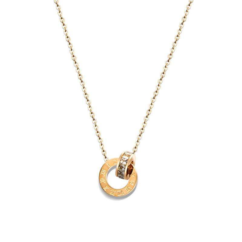double Pendant Necklace with crystal fashion jewelry For Women Stainless Steel Necklace Pendant Necklaces For Women
double Pendant Necklace with crystal fashion jewelry For Women Stainless Steel Necklace Pendant Necklaces For Women