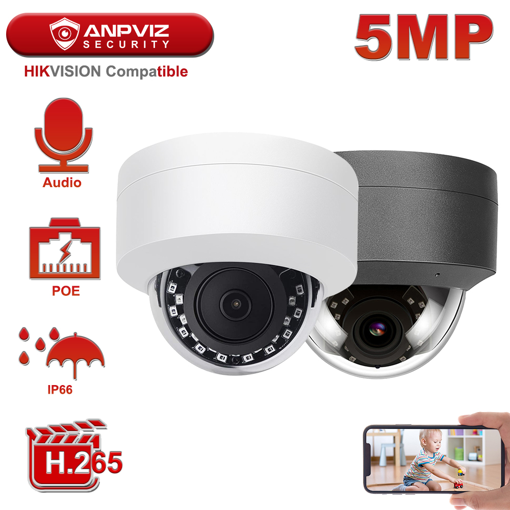 5MP POE IP Camera H.265 Microphone Audio Security Camera Outdoor POE IP Camera IP66 ONVIF 30M IR
5MP POE IP Camera H.265 Microphone Audio Security Camera Outdoor POE IP Camera IP66 ONVIF 30M IR