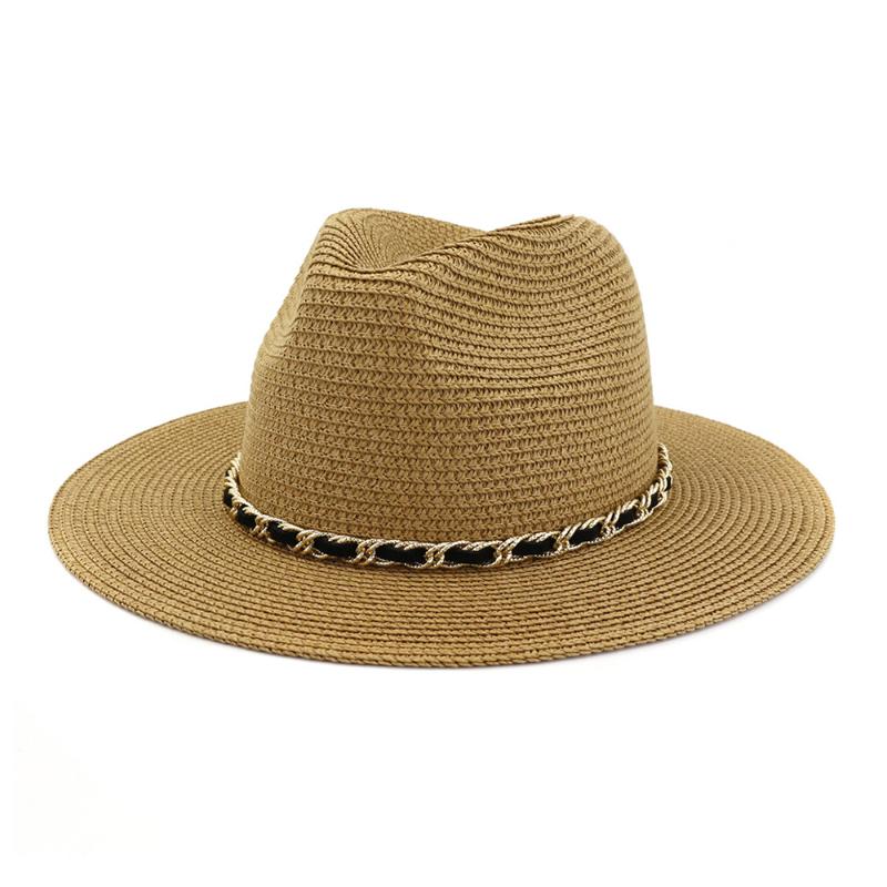 2020 Panama Hat Women Straw Fedora Female Sun Hat Women Summer Beach Sun Visor Cap Chapeau Cool Jazz Trilby Cap, Black
2020 Panama Hat Women Straw Fedora Female Sun Hat Women Summer Beach Sun Visor Cap Chapeau Cool Jazz Trilby Cap, Black