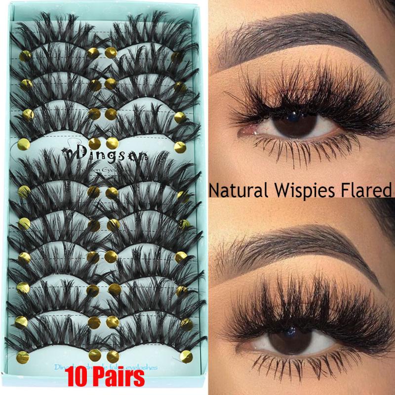 10 Pairs 3D Soft Faux Mink Hair False Eyelashes Natural Messy Eyelash Crisscross Wispy Fluffy Lashes Extension Eye Makeup Tools
10 Pairs 3D Soft Faux Mink Hair False Eyelashes Natural Messy Eyelash Crisscross Wispy Fluffy Lashes Extension Eye Makeup Tools