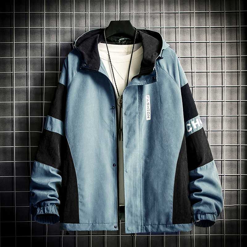 Harajuku Color Block Jacket Streetwear Mens Hip Hop Windbreaker Jacket Printed Street Dance Coat Autumn Summer Clothes, Black
Harajuku Color Block Jacket Streetwear Mens Hip Hop Windbreaker Jacket Printed Street Dance Coat Autumn Summer Clothes, Black