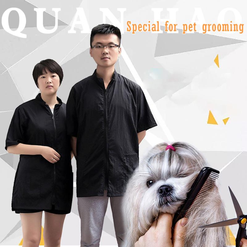 Anti-Static Pet Beautician Work Clothes Apron For Dog Cat Hairdressing Grooming Smock Clothes Pet Store Beauty Robe Dress Gown
Anti-Static Pet Beautician Work Clothes Apron For Dog Cat Hairdressing Grooming Smock Clothes Pet Store Beauty Robe Dress Gown