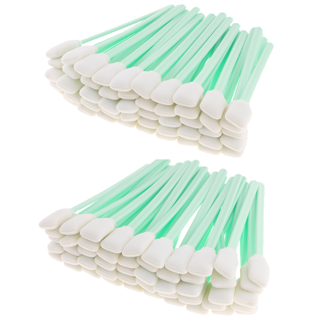 100 Pack 5'' Long 50 pcs Foam Tip Cleaning Swabs Sponge Stick for Inkjet Print head Optical Lens Cleaning Solvent Resistance
100 Pack 5'' Long 50 pcs Foam Tip Cleaning Swabs Sponge Stick for Inkjet Print head Optical Lens Cleaning Solvent Resistance