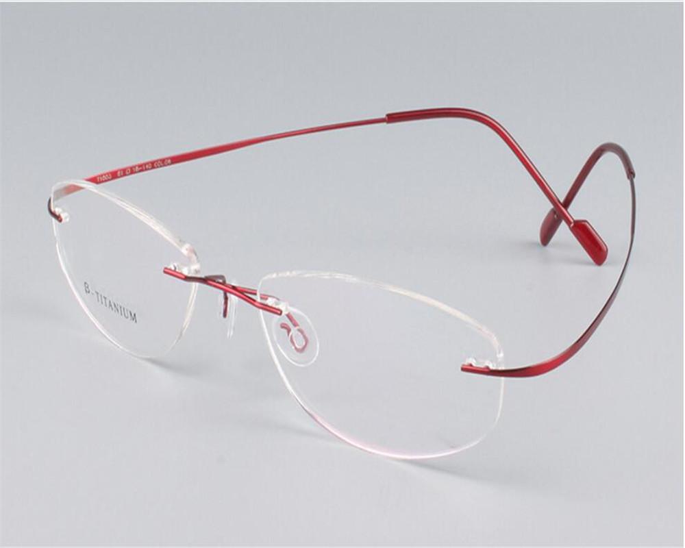 EYELOOK B-Titanium Women Fashion Super Light Rimless Pink Prescription Lens Optical Reading Eyeglasses Presbyopia Frame BR1004W
EYELOOK B-Titanium Women Fashion Super Light Rimless Pink Prescription Lens Optical Reading Eyeglasses Presbyopia Frame BR1004W