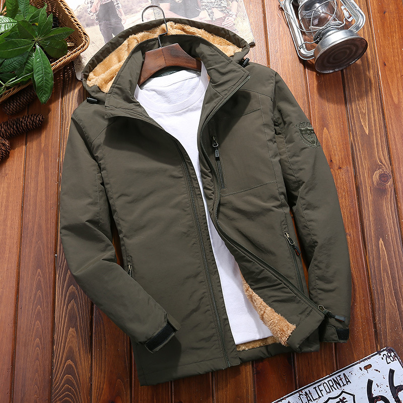 MEN'S Assault Jacket Brushed and Thick MEN'S Trench Coat Foreign Trade Original Garment Jacket Loose Plus-sized, Black and white with pattern
MEN'S Assault Jacket Brushed and Thick MEN'S Trench Coat Foreign Trade Original Garment Jacket Loose Plus-sized, Black and white with pattern
