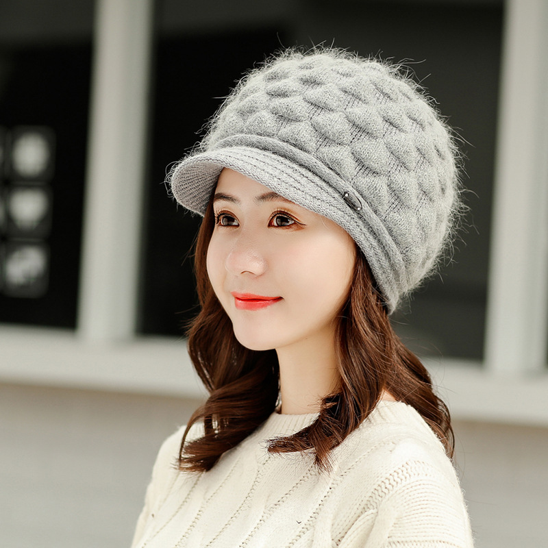 2020 Elegant Women Knitted Hats Fur Cap Autumn Winter Berets Ladies Female Fashion Skullies Beret Hat sombreros de mujer
2020 Elegant Women Knitted Hats Fur Cap Autumn Winter Berets Ladies Female Fashion Skullies Beret Hat sombreros de mujer