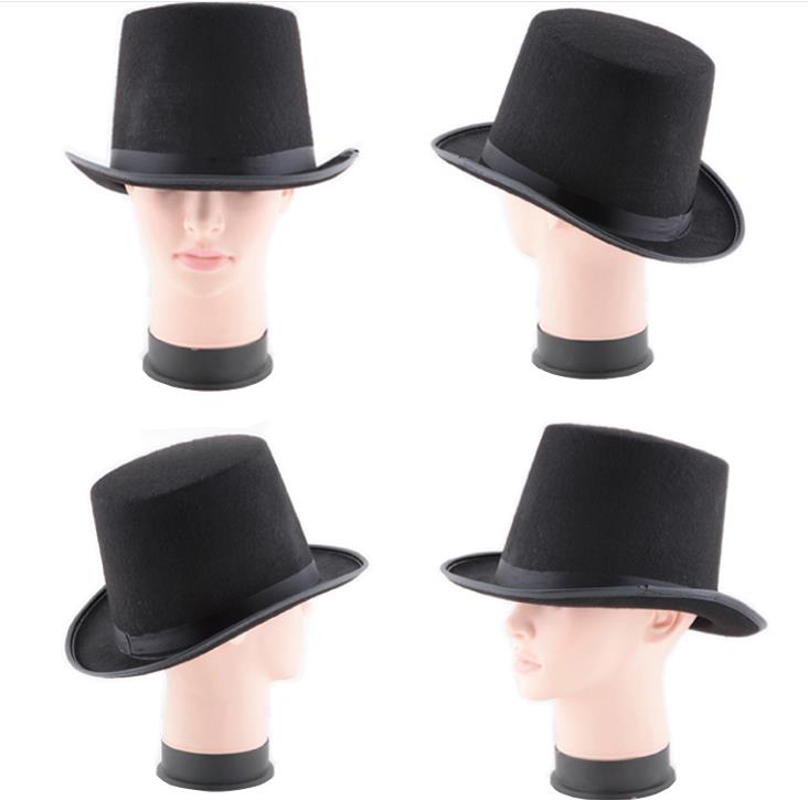 Party Hats Black Satin Felt Top Hat Magician Gentleman Adult 20'S Costume Tuxedo Victorian Cap Halloween Christmas Fancy Dress
Party Hats Black Satin Felt Top Hat Magician Gentleman Adult 20'S Costume Tuxedo Victorian Cap Halloween Christmas Fancy Dress