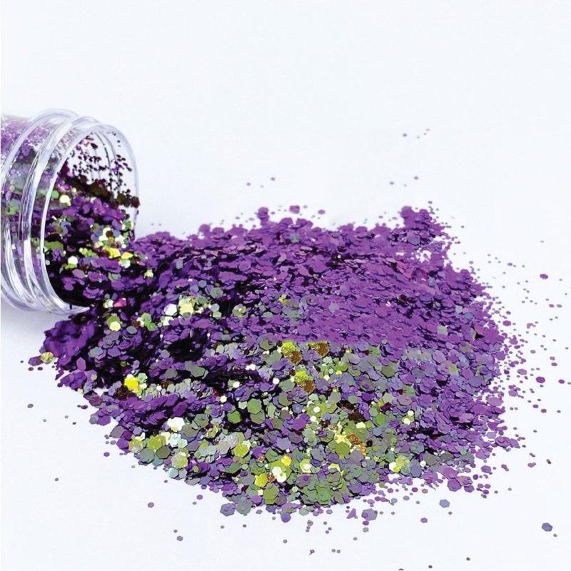 Nail Glitter (BSC7150) - Chunky Mix Color Shifting 2.7 Ounce In Resealable Bag(50G) Art | ,TY3445