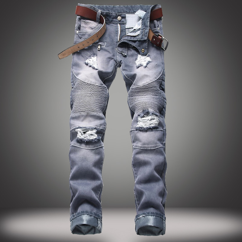 2020 AUTUMN Spring Men's Skateboard Ripped Street HIP HOP Punk Stretch Bike Jeans Trendy Holes Straight Denim Trouers, 6601 no belt
2020 AUTUMN Spring Men's Skateboard Ripped Street HIP HOP Punk Stretch Bike Jeans Trendy Holes Straight Denim Trouers, 6601 no belt