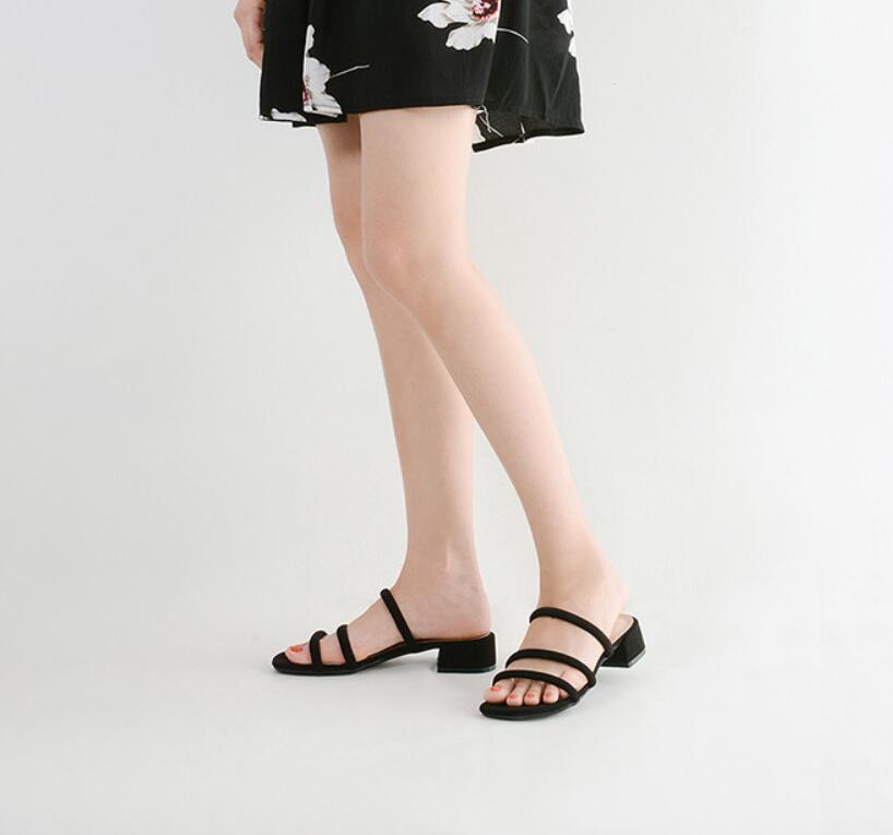 Hot Sale-2020 Shoes Woman Sandals For Women Beach Shoes Sandals Women Summer Footwear kitten heel Sandals Female Plus Size