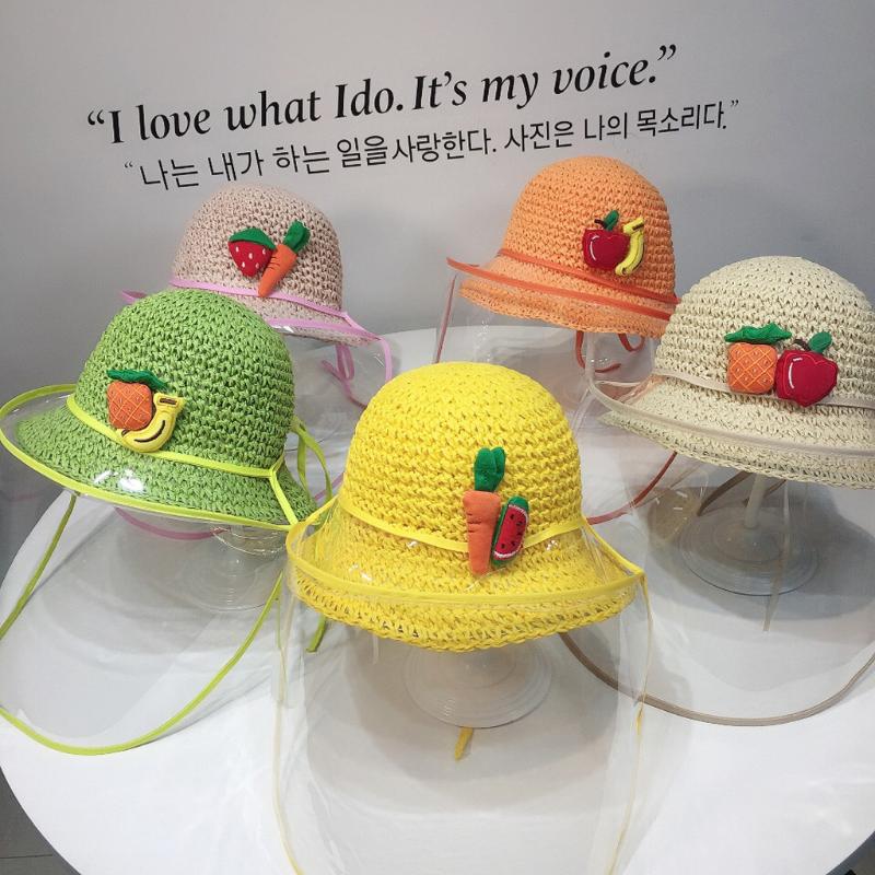 Kids Summer Sun Hat Detachable Clear Screen Fisherman Straw Cap Anti-spitting Protective Hat Visors Dustproof Cover Caps #LR3, Beige
Kids Summer Sun Hat Detachable Clear Screen Fisherman Straw Cap Anti-spitting Protective Hat Visors Dustproof Cover Caps #LR3, Beige