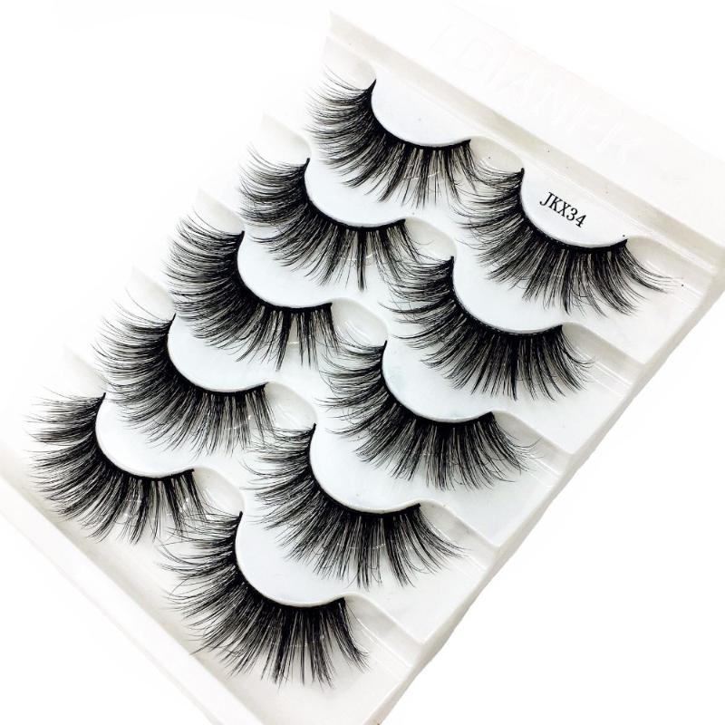 2020 NEW 5 Pairs 3D Mink Hair False Eyelashes Natural/Thick Long Eye Lashes Wispy Makeup Beauty Extension Tools Wimpers
2020 NEW 5 Pairs 3D Mink Hair False Eyelashes Natural/Thick Long Eye Lashes Wispy Makeup Beauty Extension Tools Wimpers