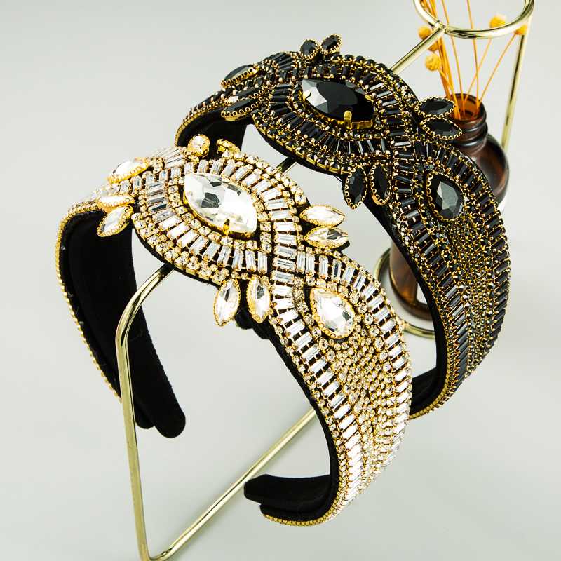 Glorious Baroque Multi Color Crystal Designer Headband for Woman Luxurious Full Rhinestone Headband Woman Party Hair Accessories
Glorious Baroque Multi Color Crystal Designer Headband for Woman Luxurious Full Rhinestone Headband Woman Party Hair Accessories