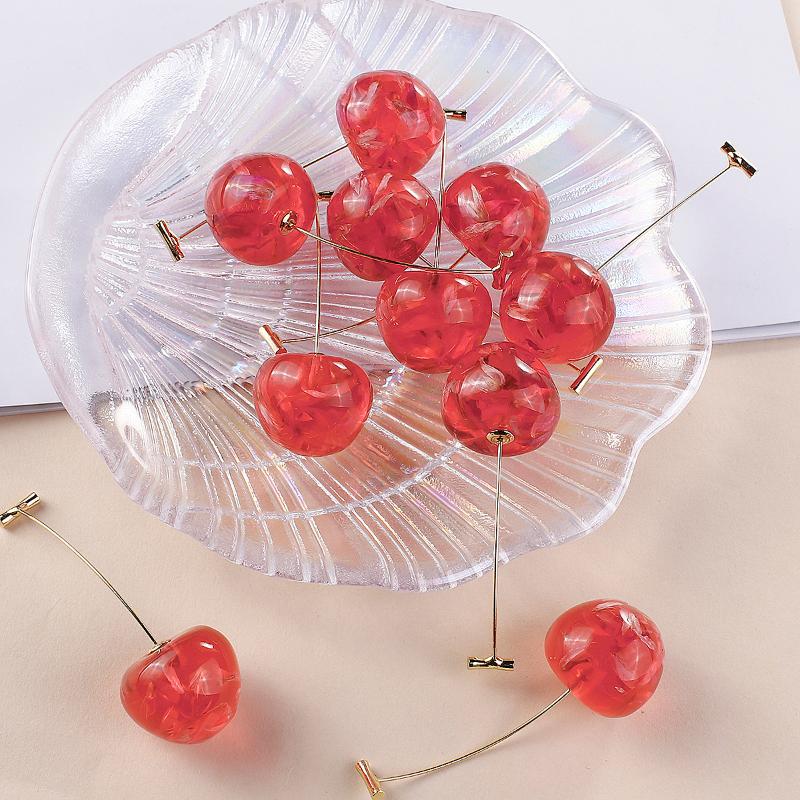AMORCOME Japan Korean Cute Cherry Furit Drop Earrings Dried Flower Resin Acrylic Drop Earrings for Women Girls Summer Jewelry 
AMORCOME Japan Korean Cute Cherry Furit Drop Earrings Dried Flower Resin Acrylic Drop Earrings for Women Girls Summer Jewelry