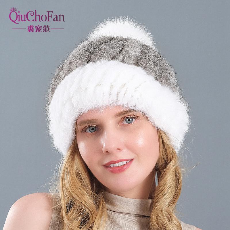 Russian Winter Real Fur Earflap Hat Women Knitted Genuine Fur Skullies Cap DIY Warm Soft Beanies Caps, Color9 
Russian Winter Real Fur Earflap Hat Women Knitted Genuine Fur Skullies Cap DIY Warm Soft Beanies Caps, Color9