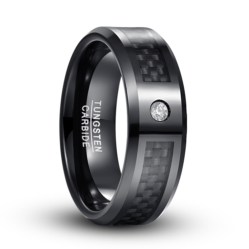 2020 New Black Carbon Fiber Oblique Angle Tungsten Steel Men Electroplated Polished Crystal Wedding Band Female Jewelry
2020 New Black Carbon Fiber Oblique Angle Tungsten Steel Men Electroplated Polished Crystal Wedding Band Female Jewelry