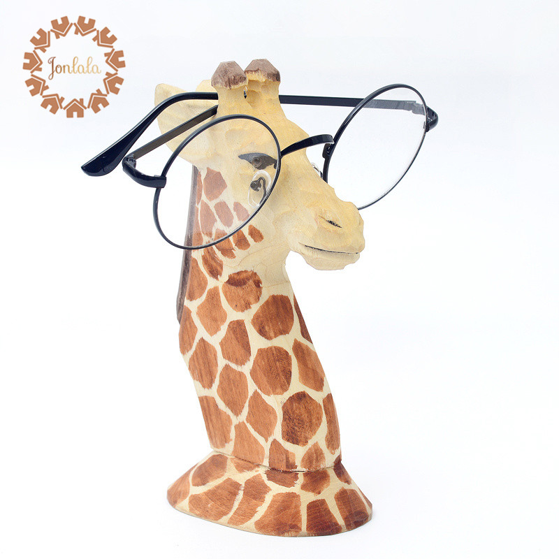 Hand-carved Giraffe Glasses Stand Wood Carving Crafts Lovely Eyeglasses Sunglasses Stand Holder Rack
Hand-carved Giraffe Glasses Stand Wood Carving Crafts Lovely Eyeglasses Sunglasses Stand Holder Rack
