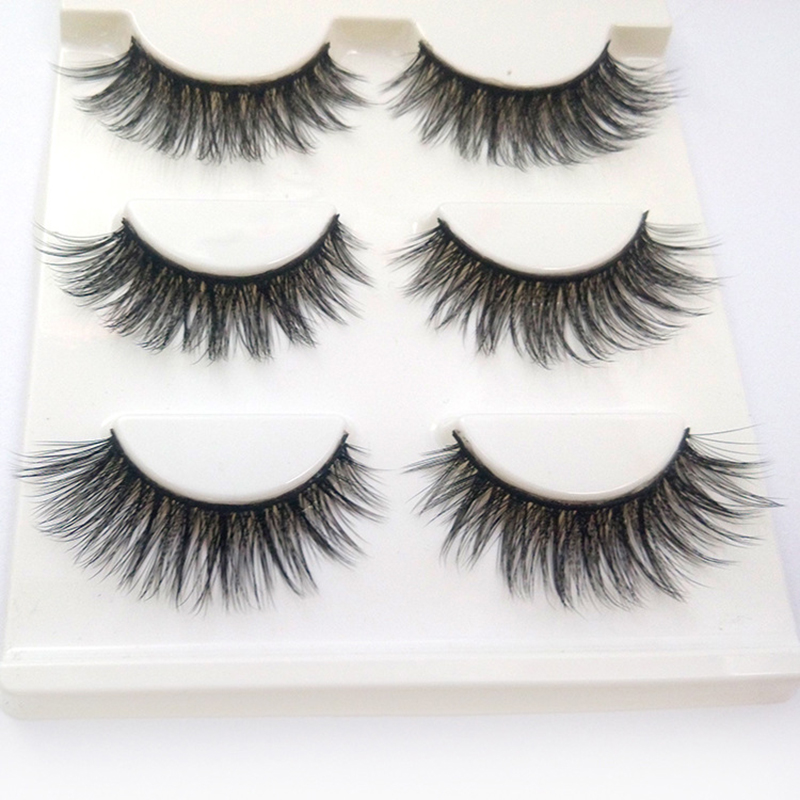 3 Pairs Eyelashes Natural Fake Eye Lashes Make Up Handmade 3D Lashes False Lash Volume Eyelash Extension
3 Pairs Eyelashes Natural Fake Eye Lashes Make Up Handmade 3D Lashes False Lash Volume Eyelash Extension