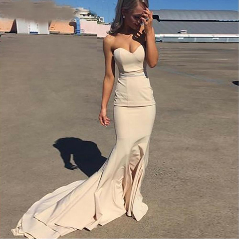 Custom Champagne Strapless Satin Mermaid Prom Dresses 2020 Sweetheart Neck Court Train Long Evening Party Gowns, Same as picture
Custom Champagne Strapless Satin Mermaid Prom Dresses 2020 Sweetheart Neck Court Train Long Evening Party Gowns, Same as picture