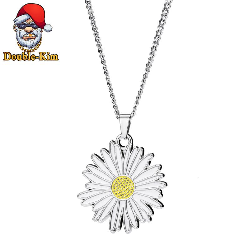 Forever Best Friends Daisy flower Pendant Necklace Hiphop Street Culture Titanium Stainless Steel Chain Fashion Man Jewelry
Forever Best Friends Daisy flower Pendant Necklace Hiphop Street Culture Titanium Stainless Steel Chain Fashion Man Jewelry