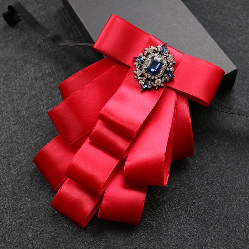 Rhinestone Bow Tie Men's High-end Banquet Wedding Groom Groomsman Host Suit Shirt Jewelry Gifts Handmade Bowtie Female
Rhinestone Bow Tie Men's High-end Banquet Wedding Groom Groomsman Host Suit Shirt Jewelry Gifts Handmade Bowtie Female