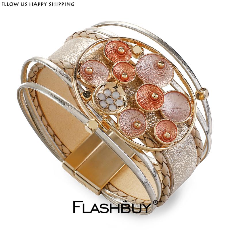 Flashbuy 2020 Unique Alloy Leather Bracelets For Women Simple Charms Woven Wide Wrap Bangles Fashion Costume Jewellery INS
Flashbuy 2020 Unique Alloy Leather Bracelets For Women Simple Charms Woven Wide Wrap Bangles Fashion Costume Jewellery INS