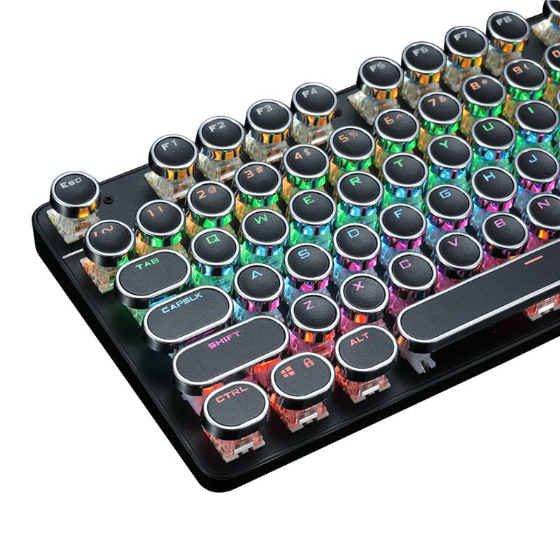 HJK900-7 Wired Mechanical Keyboard with 104 Keys Backlight Effect Metal+ABS Keyboard for Laptop PC computer with OUTEMU
HJK900-7 Wired Mechanical Keyboard with 104 Keys Backlight Effect Metal+ABS Keyboard for Laptop PC computer with OUTEMU